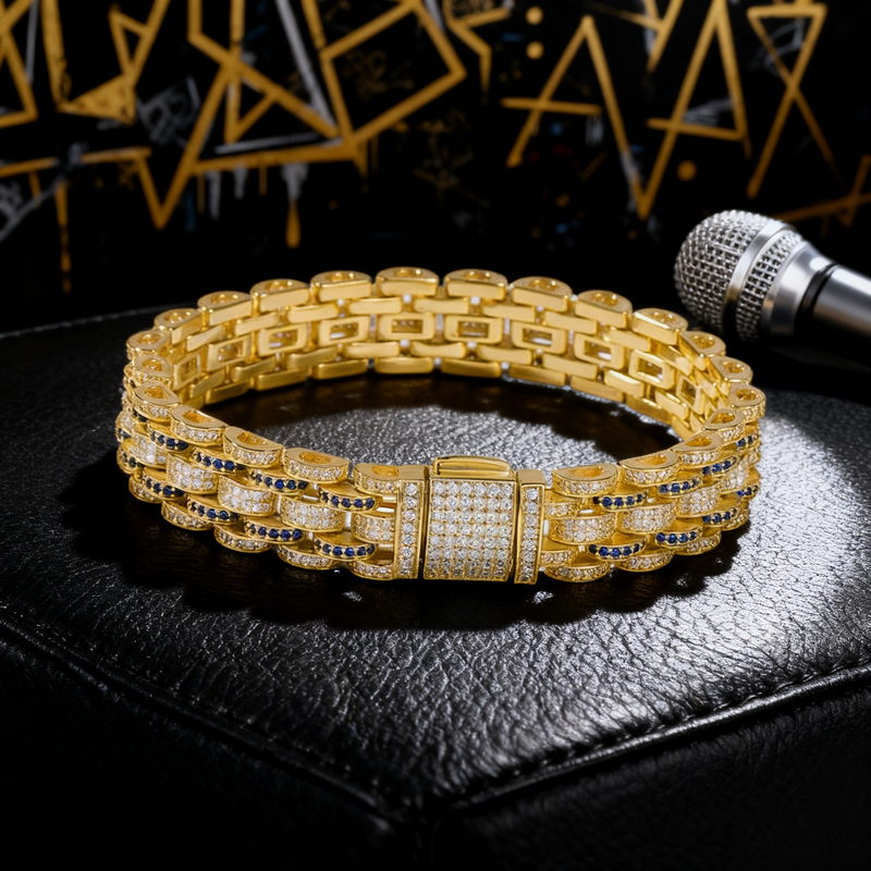 Miami Bracelet - Men's Iced Out Hip Hop Factory