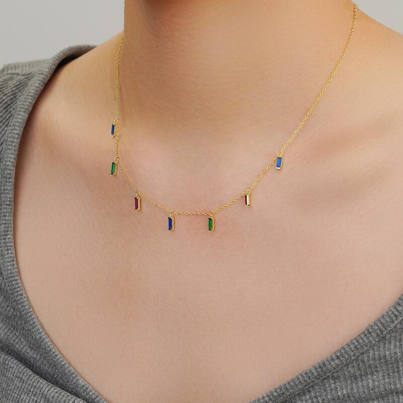 Collarbone Chain - 925 Sterling Silver Summer