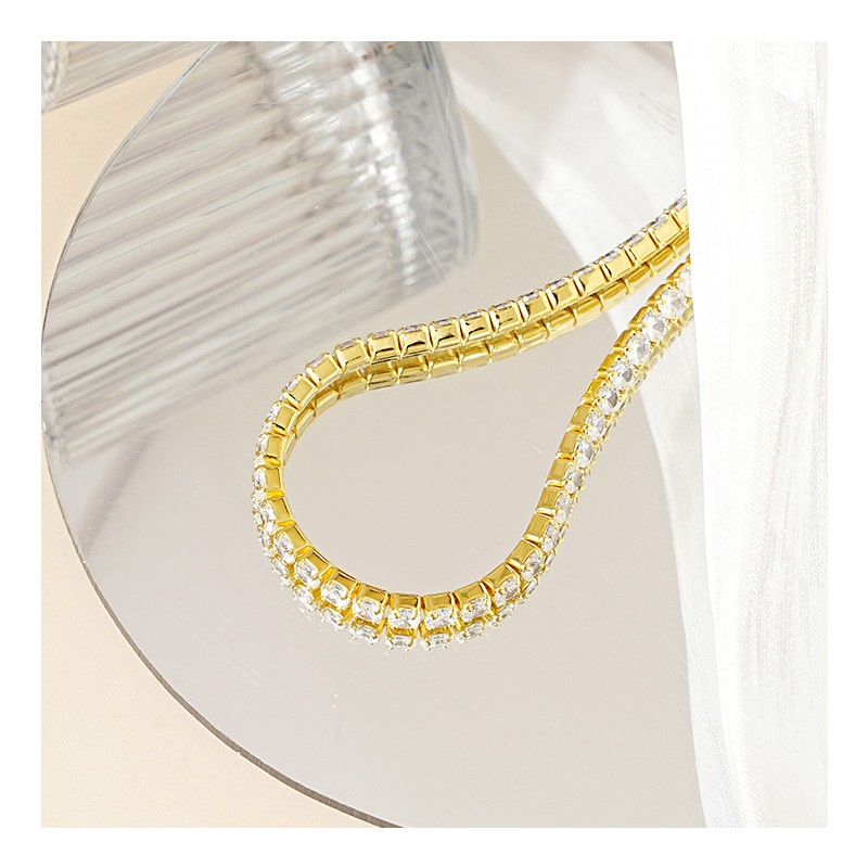 Tennis Bracelet - Full Zircon Gold Plated
