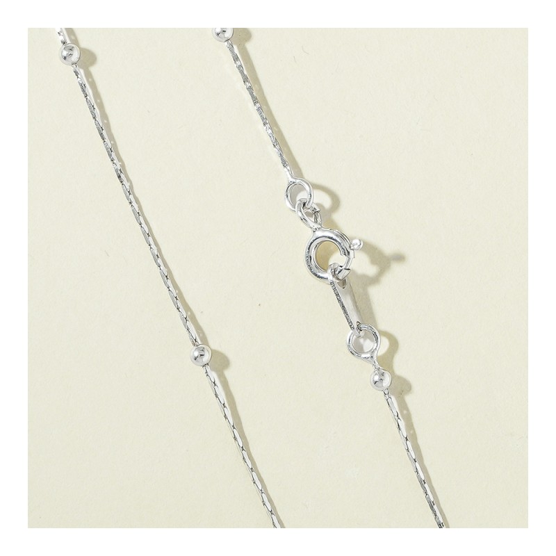 Snowflake Necklace - Bead Collarbone Chain Versatile
