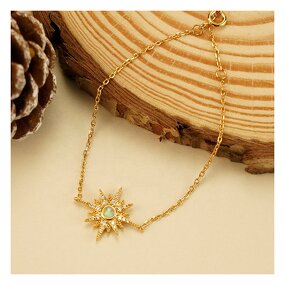 Sunflower Bracelet - Vintage Opal Hawaiian