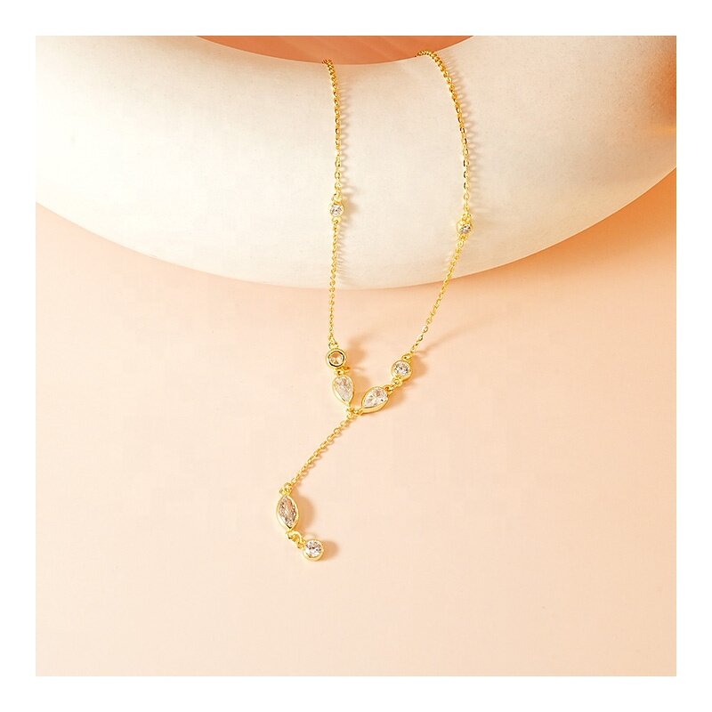 Y Shape Necklace - Fashion High Quality Round