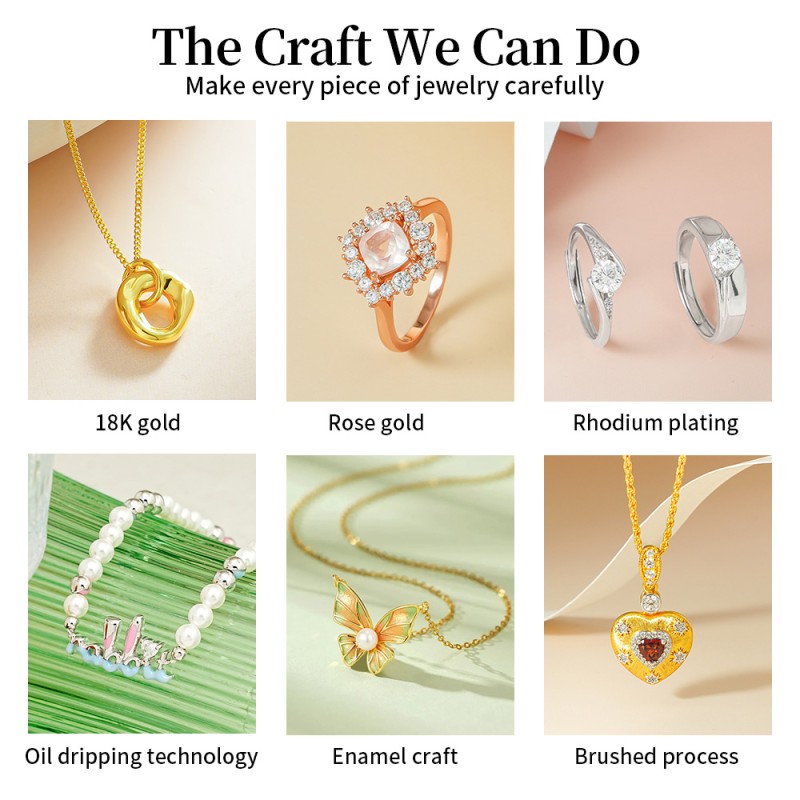 Jewelry Set - Minimalist Emerald Cut Yellow