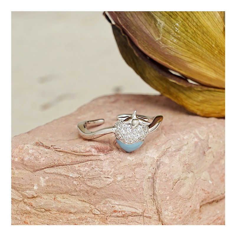 Enamel Fruit Ring - Kids Wholesale 925 Silver