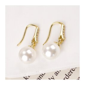 Pearl Stud Earrings - S925 Sterling Silver Premium