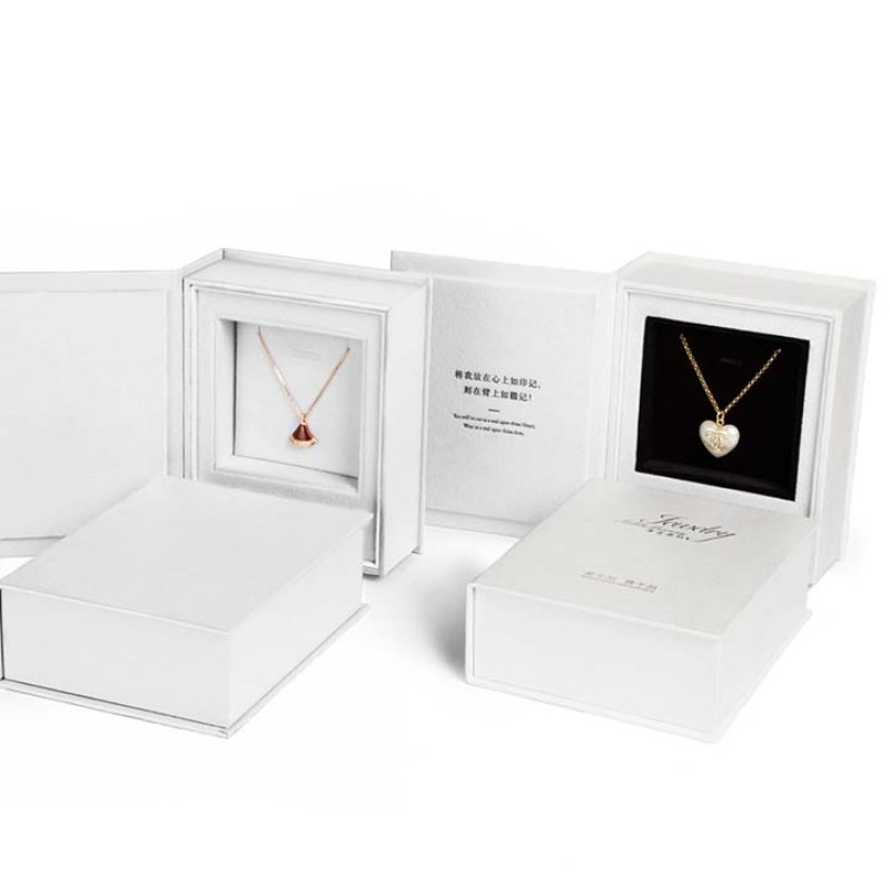 Velvet Jewelry Box - Custom Logo with Light