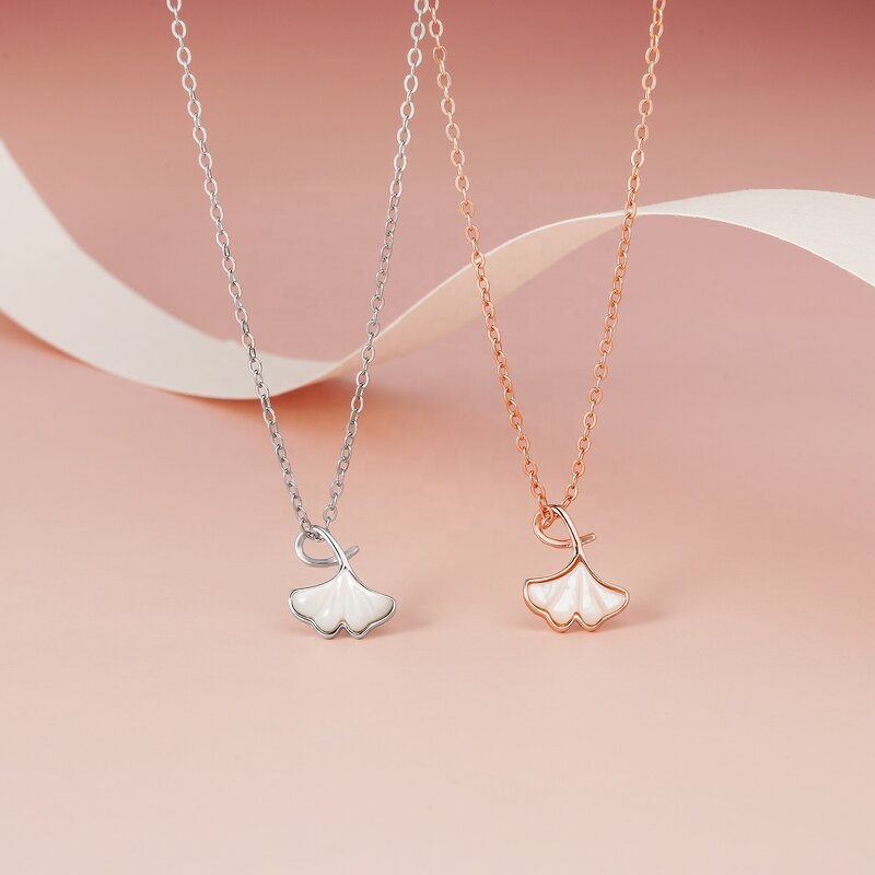 Wishing Stone Necklace - Modern Rose Gold Plated