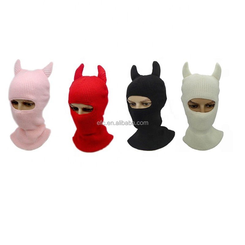 Knit Balaclava Manufacturer - One Hole Hoodie Ears