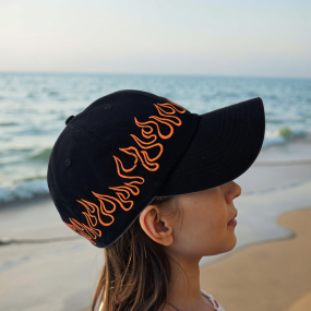 Trucker Hat Factory - Flame Embroidery Custom