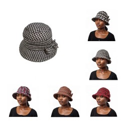 Bucket Hat Factory - Vintage Cloche Checkered