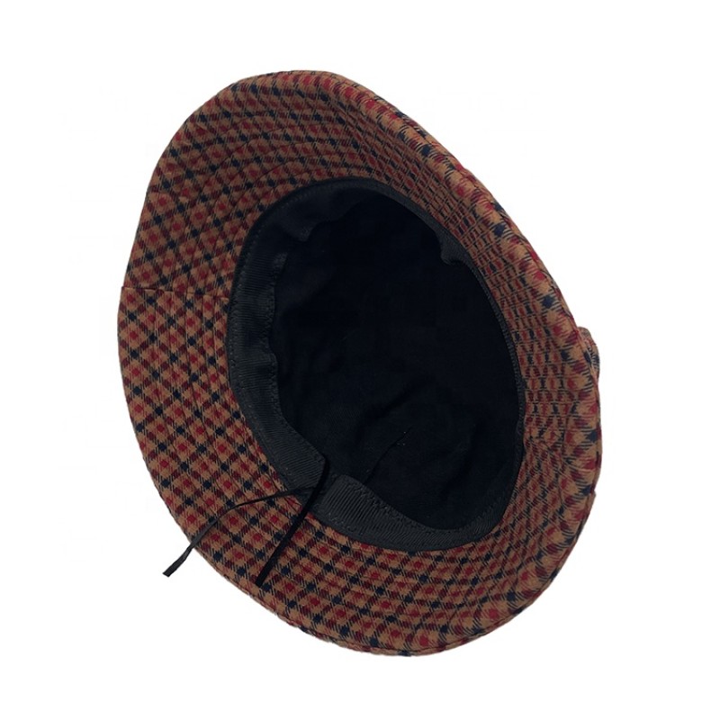 Bucket Hat Factory - Vintage Cloche Checkered