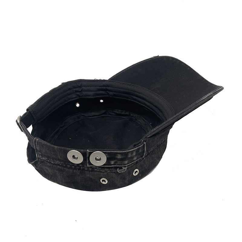 Flat Top Hat Manufacturer - Distressed Denim Custom