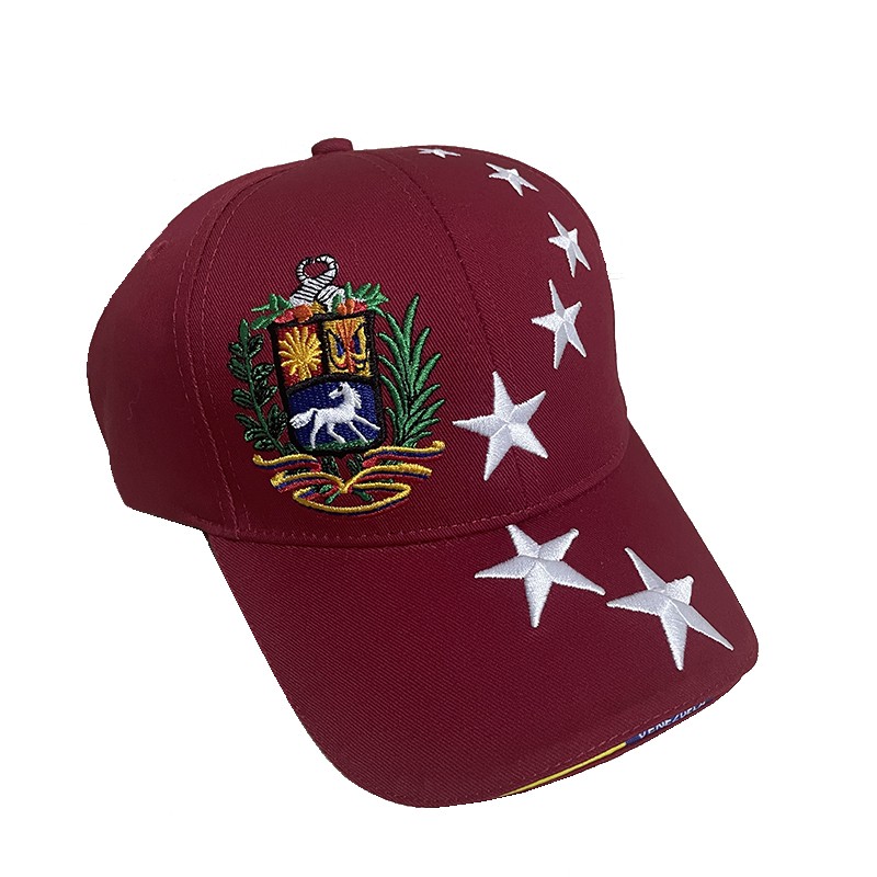 Venezuela Baseball Cap Supplier - 7 Stars Logo Custom
