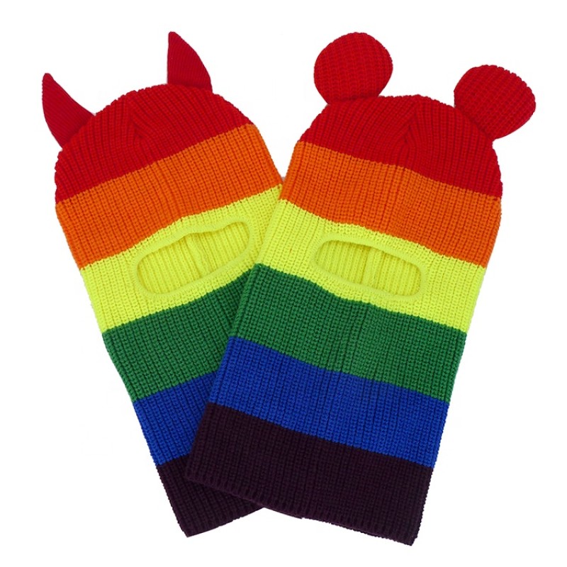 Knit Balaclava Manufacturer - One Hole Hoodie Ears