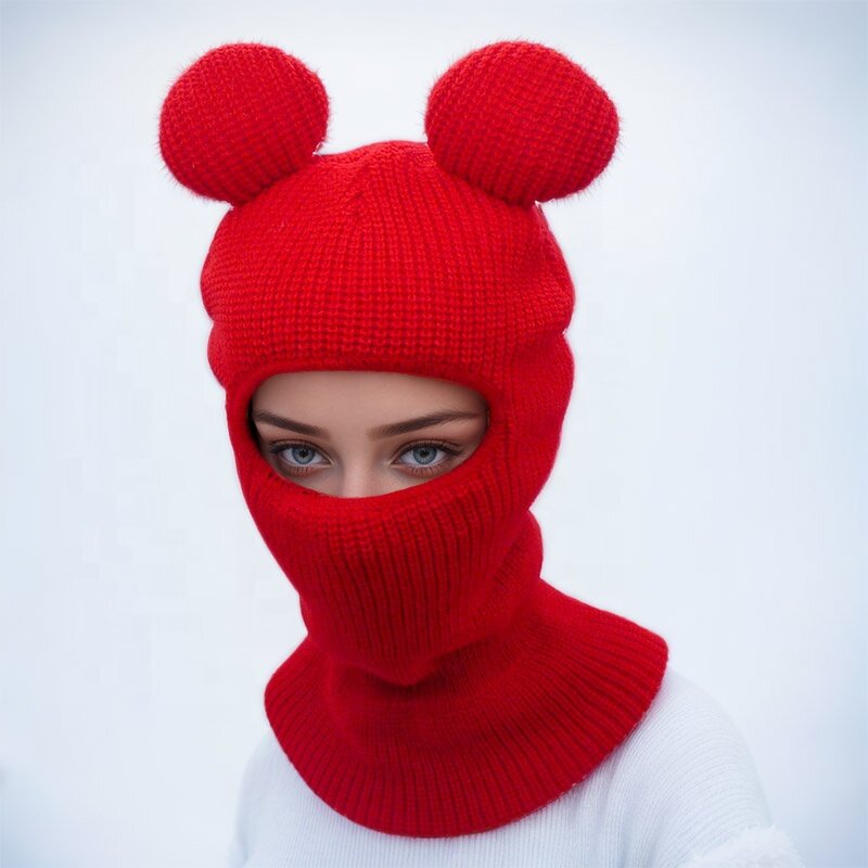 Balaclava Hat Factory - Knitted Horns One Hole