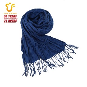 Scarf Factory - Multicolor Crinkle Polyester