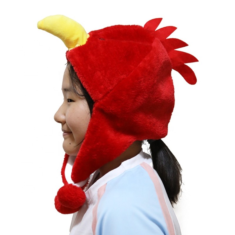 Plush Chicken Hat Manufacturer - Fleece Ear Flap