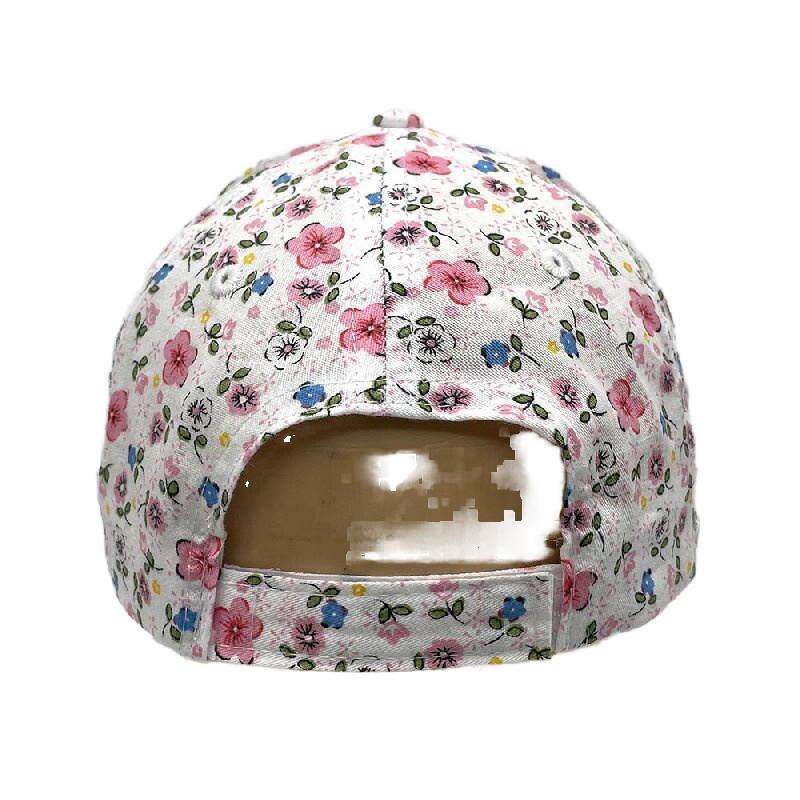 Girls Baseball Cap Manufacturer - Floral Design Wholesale