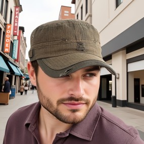 Newsboy Cap Manufacturer - Vintage Cotton Twill OEM