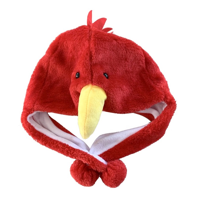 Plush Chicken Hat Manufacturer - Fleece Ear Flap