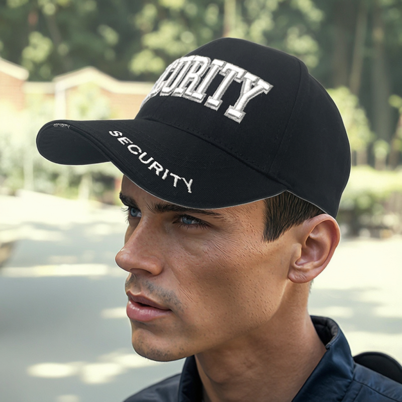 Security Hat Factory - Cotton Twill Custom Logo