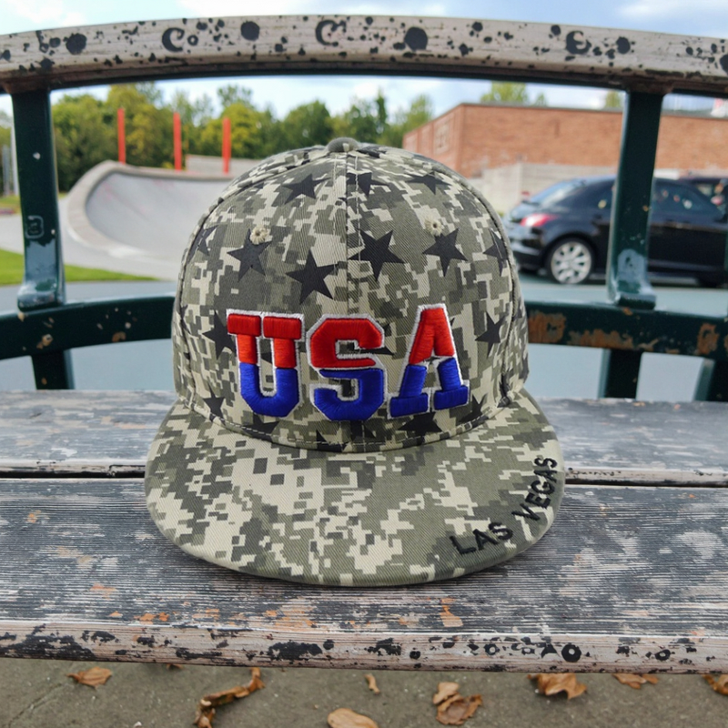 Snapback Cap Factory - 3D Embroidery Camo Custom