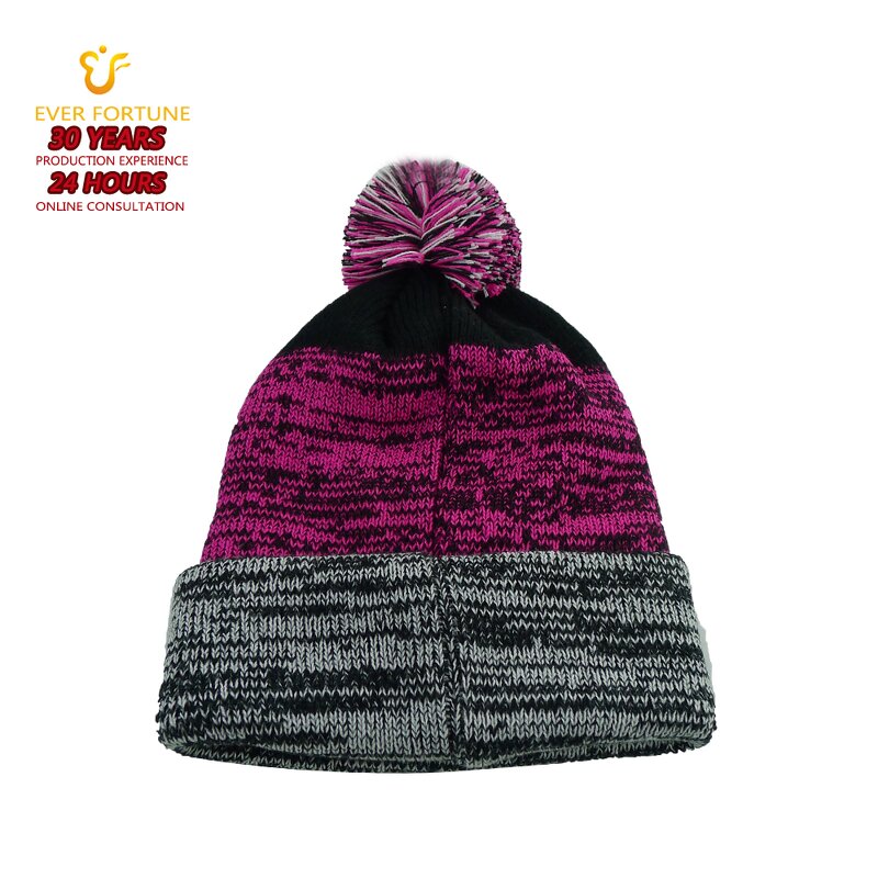 Beanie with Pom Pom Factory - 3D Embroidery Wholesale