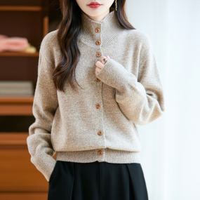 Wool Cardigan - 100% Pure Unisex Factory