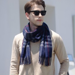 Wool Plaid Scarf - Inner Mongolia Factory