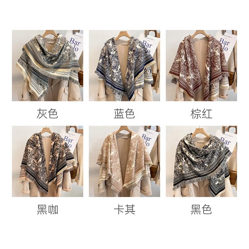 Imitation Cashmere Scarf - 140*140cm Factory