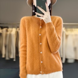 Wool Cardigan - 100% Pure Pattern Factory