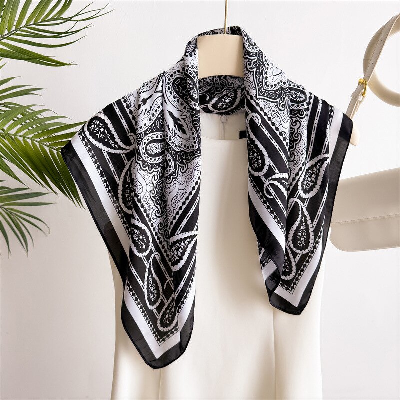 Imitation Silk Scarf - 70cm Digital Printed