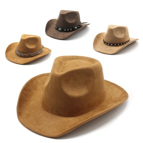 Cowboy Hat - Western Suede Knight Factory