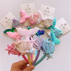 Fishtail Headband - Mermaids Kids Factory