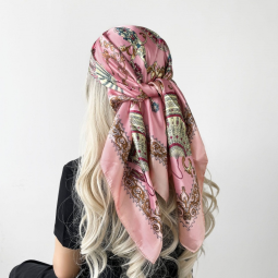 Satin Headscarf - High-quality 90CM Wholesale