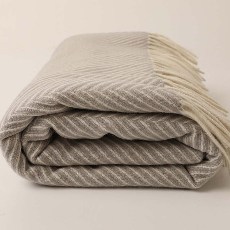 Wool Blanket - Embroidered Woven Eco Factory