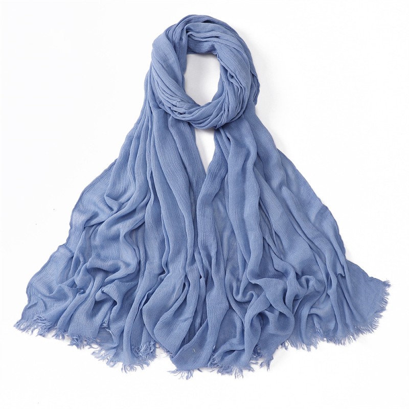 Rayon Scarf - Winter Pleated Wholesale Factory