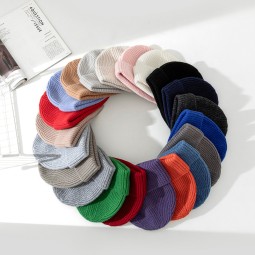 Wool Beanie - Plain 100% Wool Factory