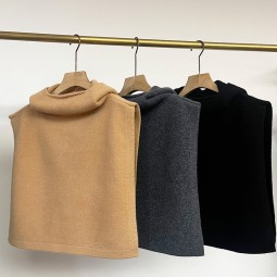 Merino Wool Shawl - Thickened Hooded Gift