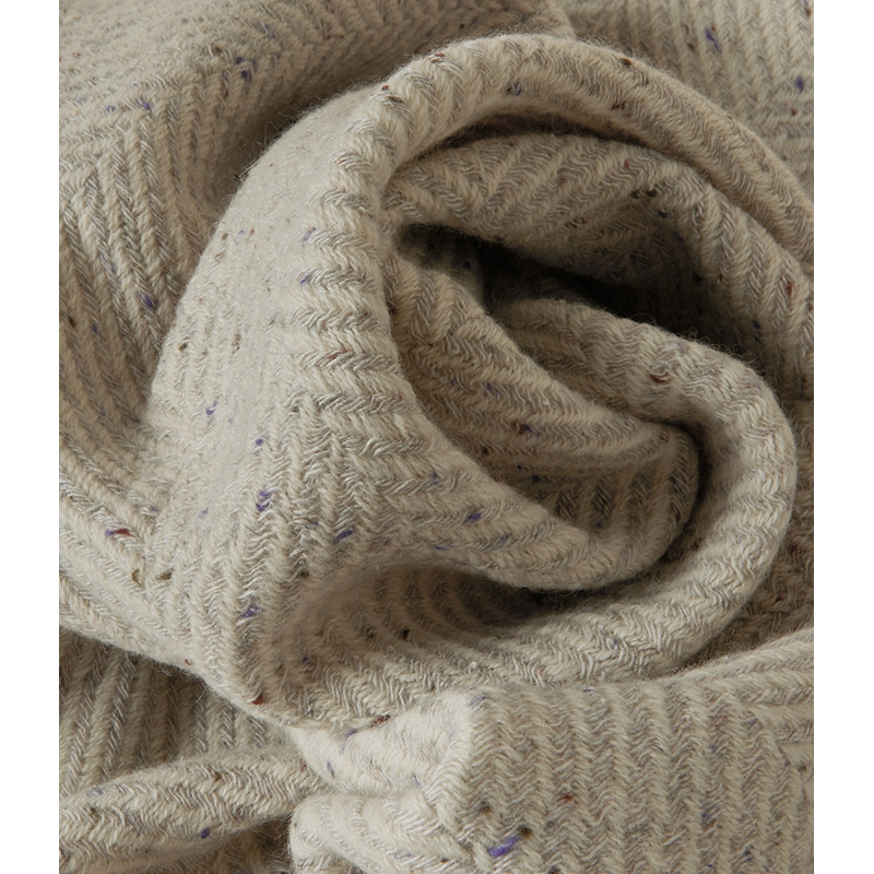 Wool Check Scarf - Autumn Winter Warm Factory