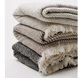 Wool Check Scarf - Autumn Winter Warm Factory