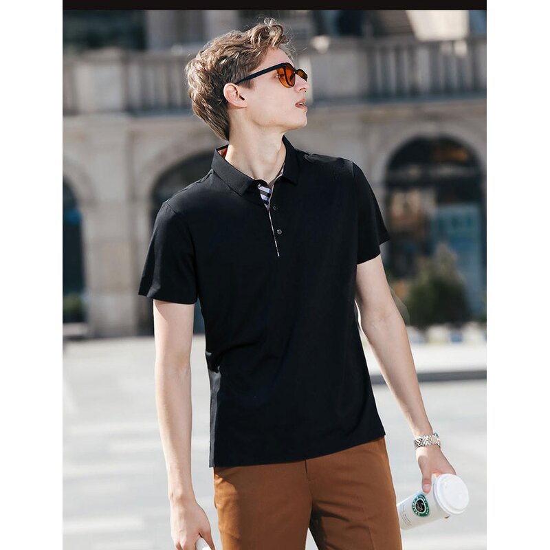 Men's Polo Shirt - High Quality Short Sleeve Custom