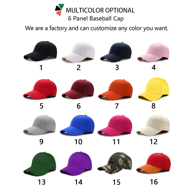 Baseball Caps - OEM/ODM 3D Embroidery Customizable
