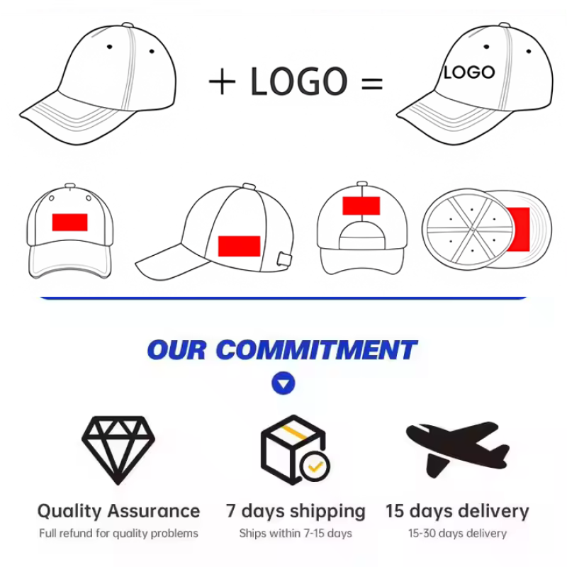 Baseball Caps - OEM/ODM 3D Embroidery Customizable
