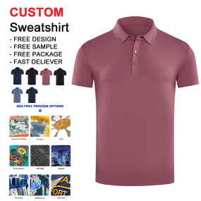 Men's Polo Shirts - Cotton Custom Embroidery Logo