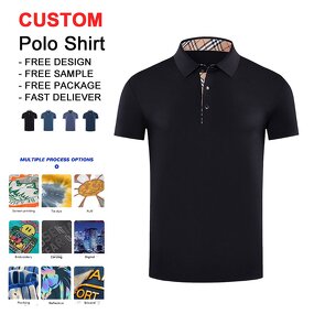 Men's Polo Shirt - High Quality Short Sleeve Custom