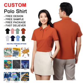 Unisex Polo Shirt - 100% Cotton Work Uniform Custom