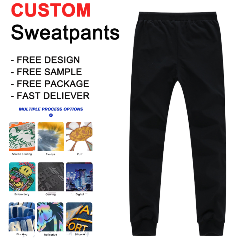 Men's Sweatpants - High Quality Cotton Custom