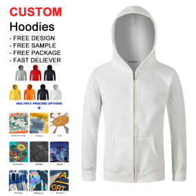 Men's Zip Hoodie - Vintage Acid Wash Streetwear