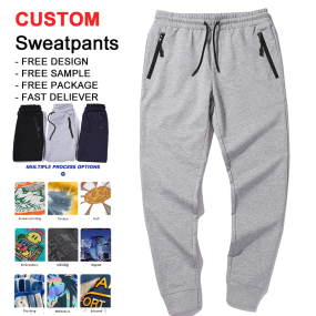 Men's Jogger Pants - Custom Logo Printed OEM